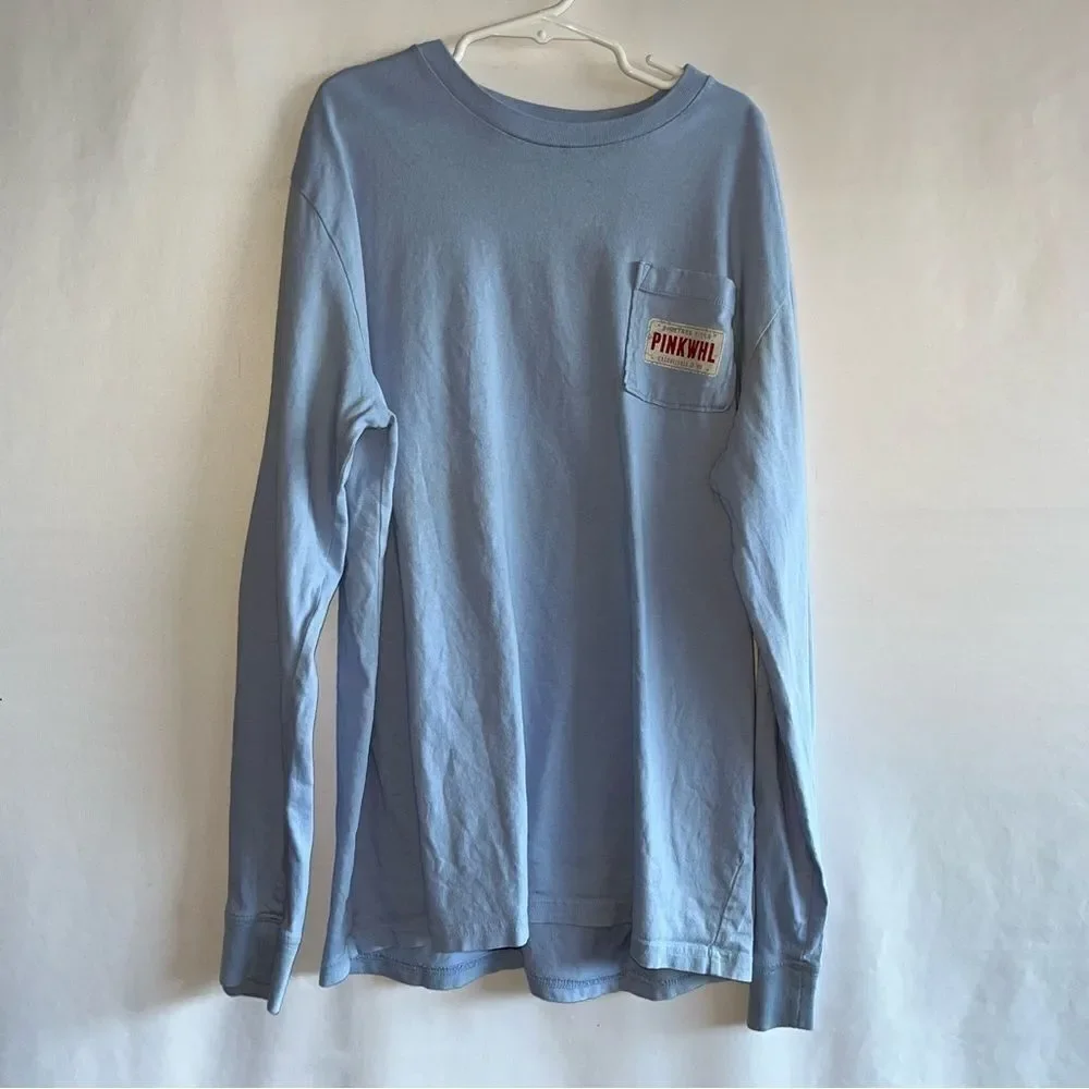 Vineyard Vines Blue Long Sleeve Whale T-Shirt